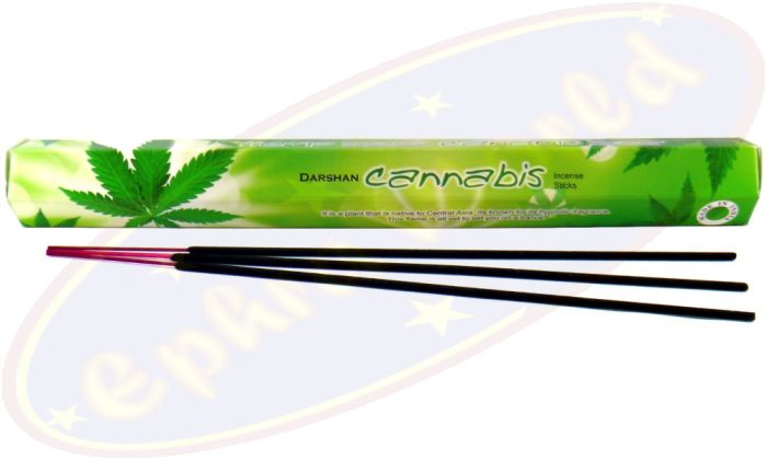 Darshan Cannabis (Hanf) Räucherstäbchen