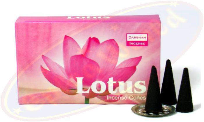 Darshan Lotus Räucherkegel