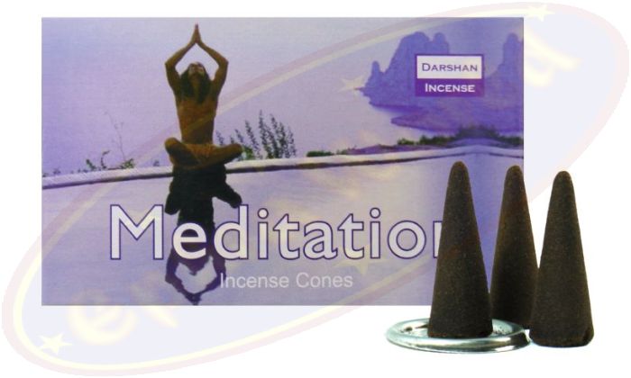 Darshan Meditation Räucherkegel