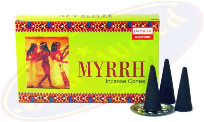 Darshan Myrrh Räucherkegel