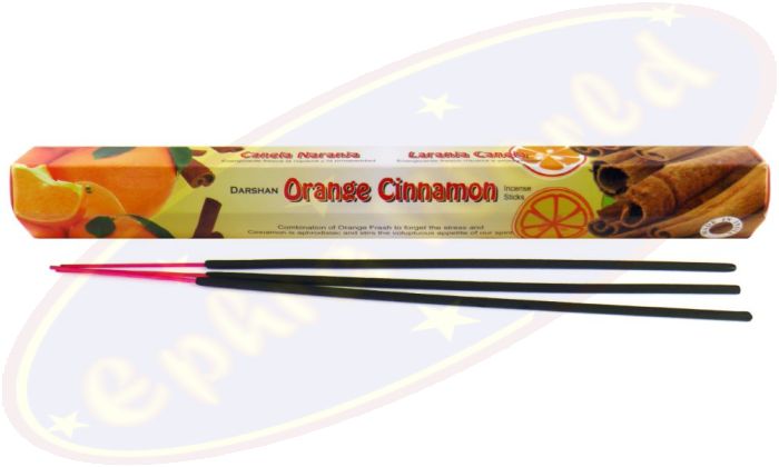 Darshan Orange Cinnamon Räucherstäbchen