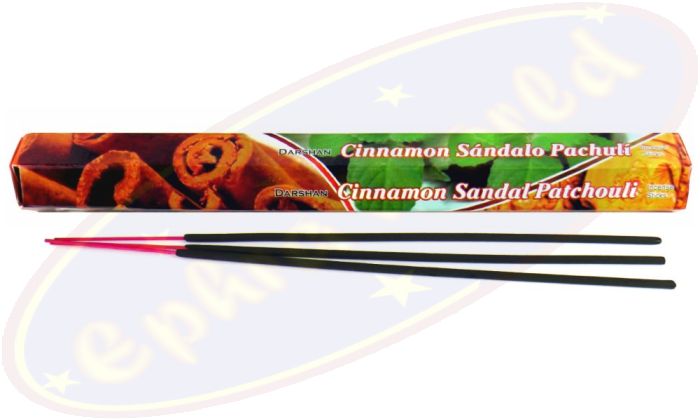 Darshan Cinnamon Sandal Patchouli Räucherstäbchen