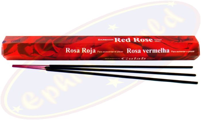 Darshan Red Rose Räucherstäbchen