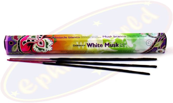 Darshan White Musk (Moschus) Räucherstäbchen