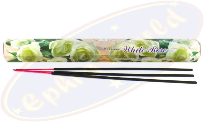 Darshan White Rose Räucherstäbchen