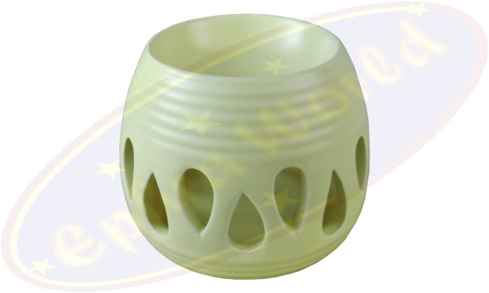 Duftlampe Simple pastellgelb Keramik 10x9cm