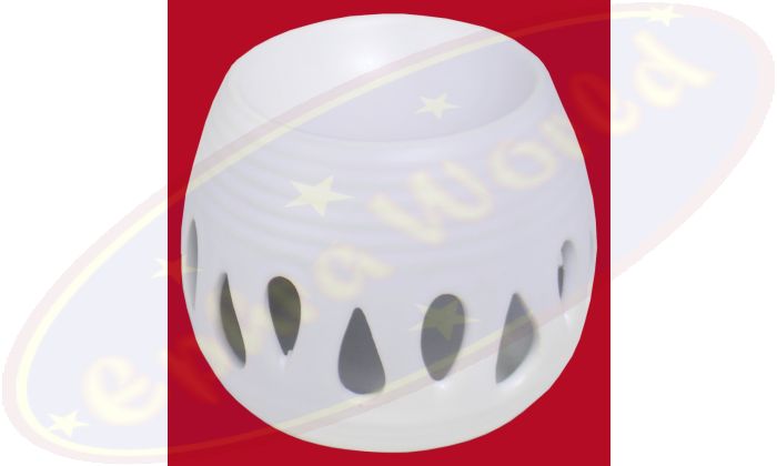 Duftlampe Simple weiß Keramik 10x9cm