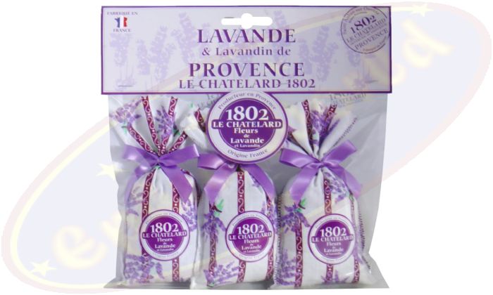 Le Chatelard 1802 Duftsäckchen Lavendel & Lavandin 3x18g