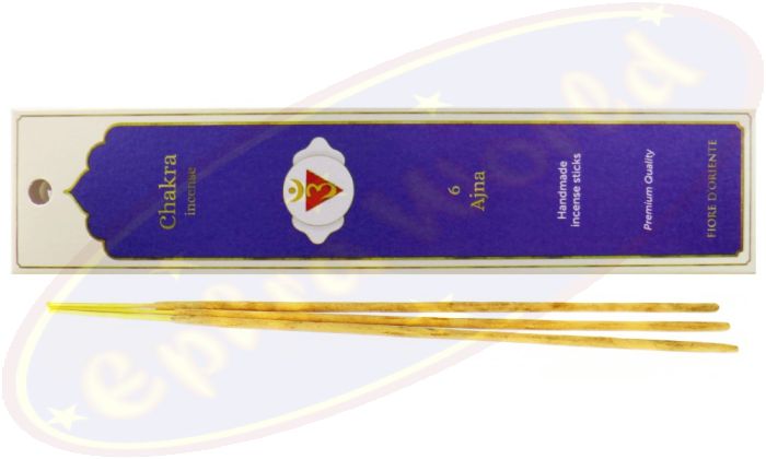 Fiore d`Oriente Chakra Ajna Masala Räucherstäbchen 20g