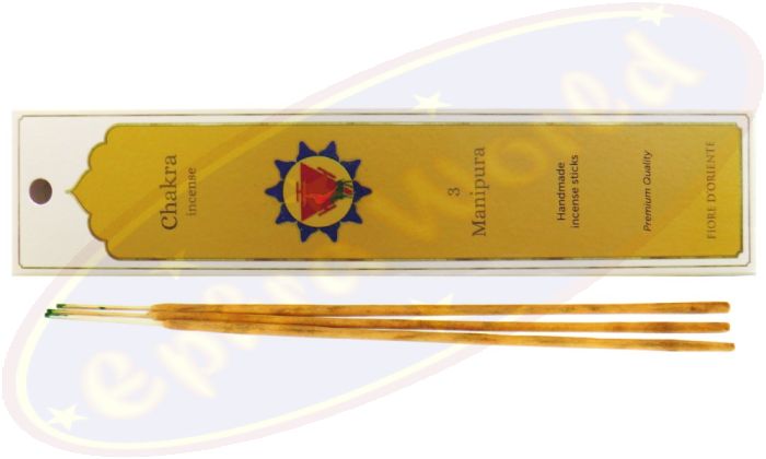 Fiore d`Oriente Chakra Manipura Masala Räucherstäbchen 20g