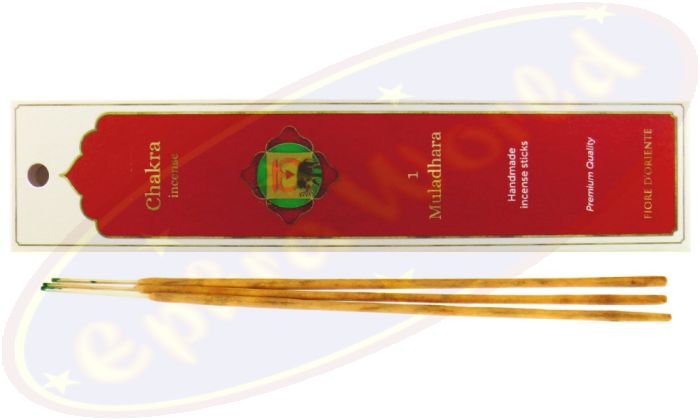 Fiore d`Oriente Chakra Muladhara Masala Räucherstäbchen 40g