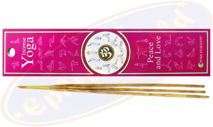 Fiore d`Oriente Yoga Peace and Love Masala Räucherstäbchen