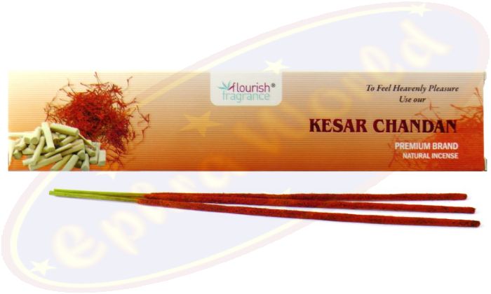 Flourish Kesar Chandan Masala Räucherstäbchen
