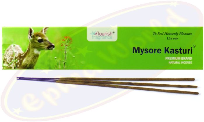 Flourish Mysore Kasturi (Moschus) Masala Räucherstäbchen