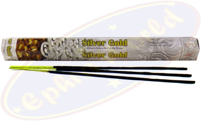 Flute Silver Gold Räucherstäbchen
