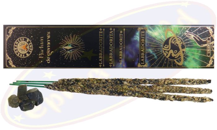 Fragrances & Sens Crystal Collection Labradorit Smudge Räucherstäbchen