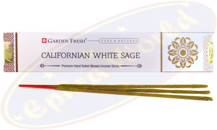 Garden Fresh Californian White Sage Premium Masala Räucherstäbchen