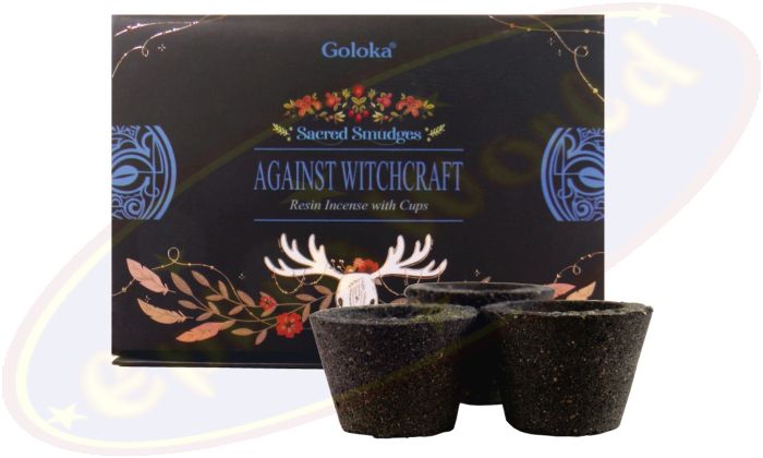 Goloka Räucherkohle-Töpfchen & Räucherharz Against Witchcraft