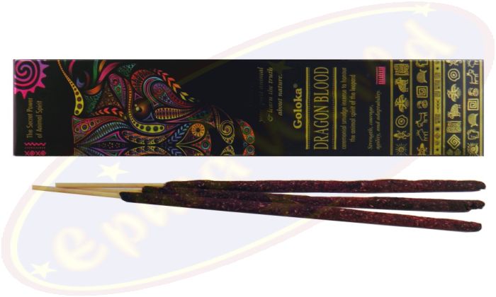 Goloka Animal Spirit Smudge Räucherstäbchen Dragon Blood 22cm