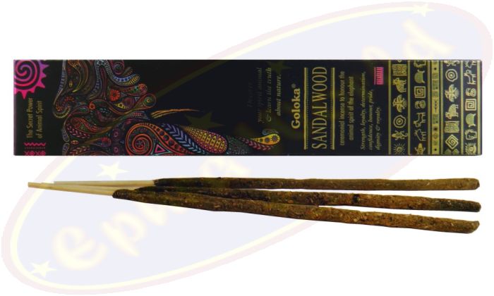 Goloka Animal Spirit Smudge Räucherstäbchen Sandalwood 22cm