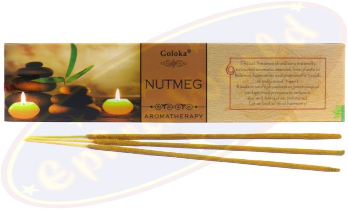 Goloka Aromatherapy Nutmeg Masala Räucherstäbchen