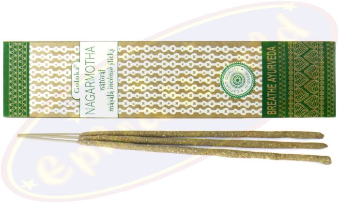 Goloka Breath Ayurveda Nagarmotha Natural Smudge Räucherstäbchen