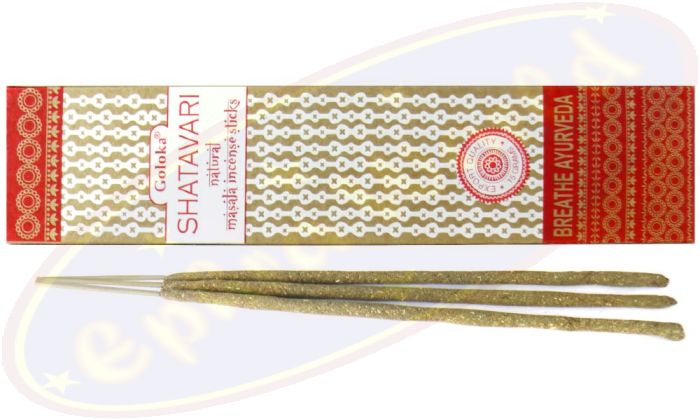Goloka Breath Ayurveda Shatavari Natural Smudge Räucherstäbchen