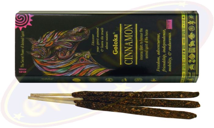 Goloka Animal Spirit Smudge Räucherstäbchen Cinnamon/Zimt
