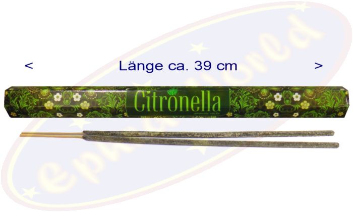Goloka Citronella XL Masala Räucherstäbchen Garten