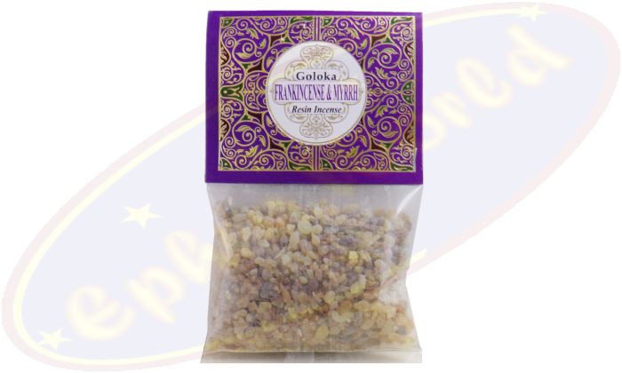 Goloka Räucherharz Frankincense (Weihrauch) & Myrrhe 30g