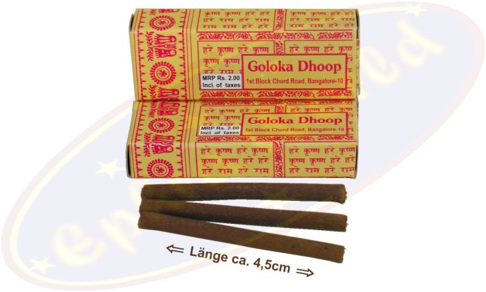 Goloka Nag Champa Dhoop Stick Minis 2x10