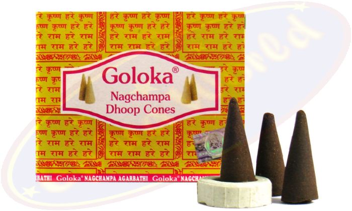 Goloka Nag Champa Räucherkegel