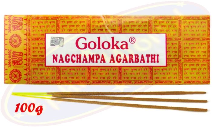 Goloka Nag Champa 100g Masala Räucherstäbchen