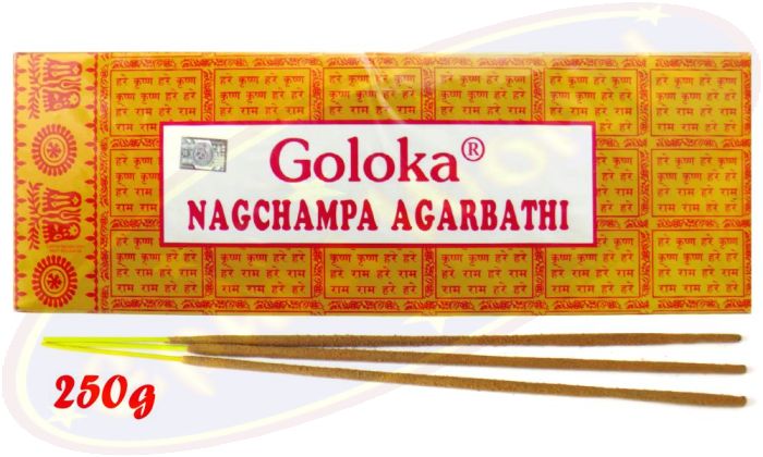 Goloka Nag Champa 250g Masala Räucherstäbchen