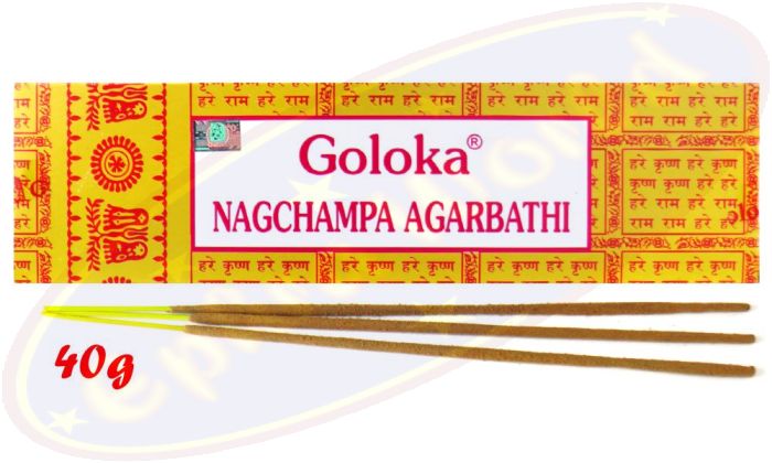 Goloka Nagchampa 40g Masala Räucherstäbchen