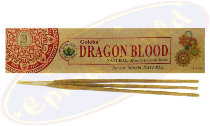 Goloka natürliche Masala Räucherstäbchen Dragon Blood