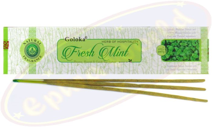 Goloka Natural Fresh Mint Masala Räucherstäbchen