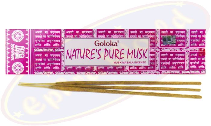 Goloka Nature´s Pure Musk Masala Räucherstäbchen