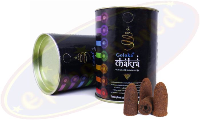Goloka Rückfluss Räucherkegel Backflow Cones Chakra
