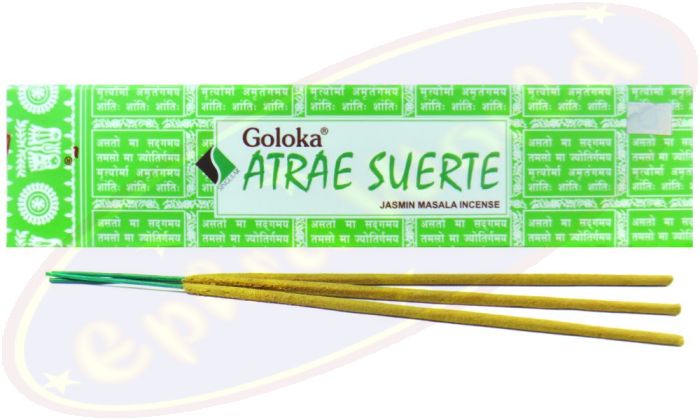 Goloka Spa Atrae Suerte Jasmin Masala Räucherstäbchen