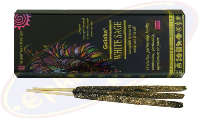 Goloka Animal Spirit Smudge Räucherstäbchen White Sage