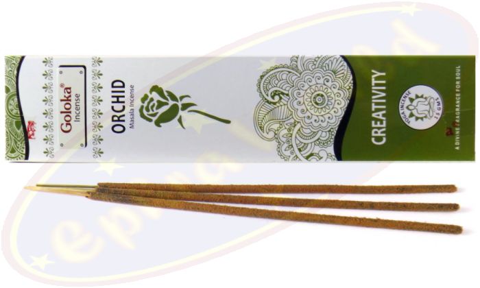 Goloka Yoga Creativity Orchid Masala Räucherstäbchen