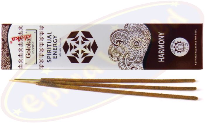 Goloka Yoga Harmony Spiritual Energy Masala Räucherstäbchen