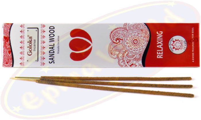 Goloka Yoga Relaxing Sandal Wood Masala Räucherstäbchen