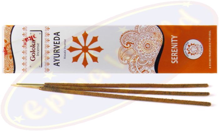 Goloka Yoga Serenity Ayurveda Masala Räucherstäbchen