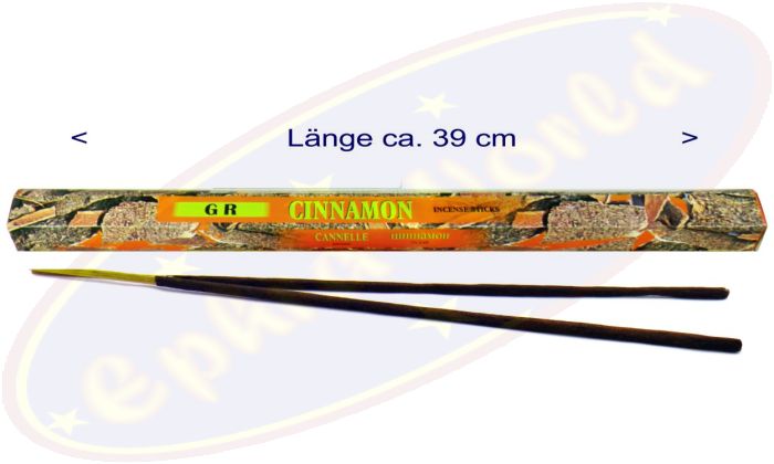 GR International Cinnamon (Zimt) XL Räucherstäbchen