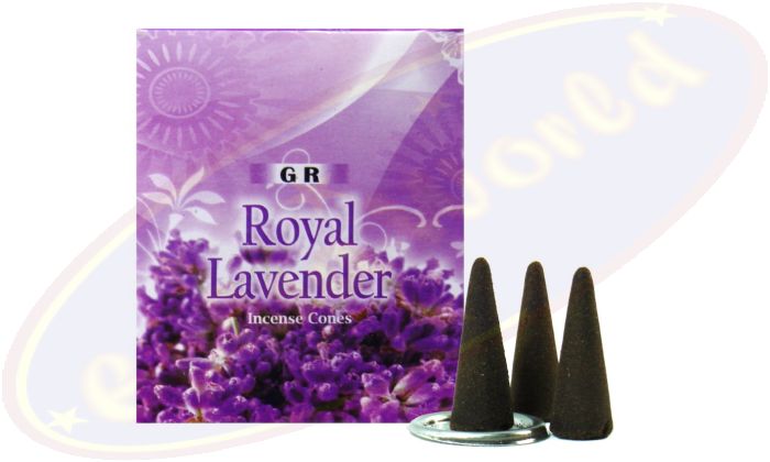 GR International Royal Lavender Räucherkegel