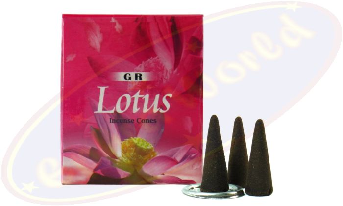 GR International Lotus Räucherkegel