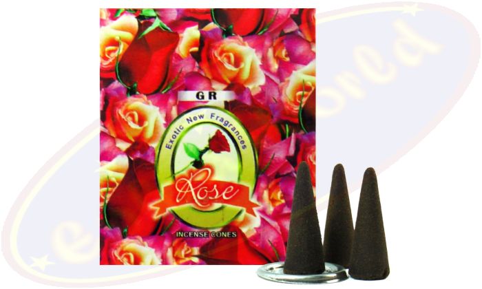 GR International Rose Räucherkegel