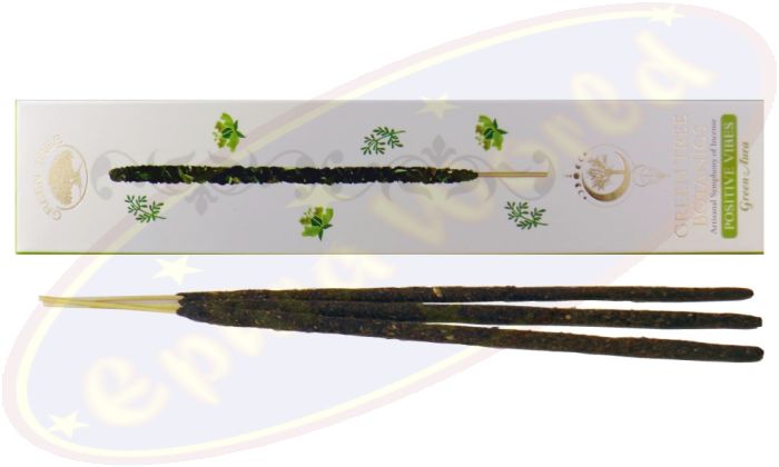 Green Tree Botanics Smudge Räucherstäbchen Positive Vibes Green Aura